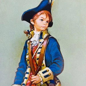 1969 Donald Art Co Hawley Print Drummer Boy Revolutionary War 6x15 FL2 - Picture 1 of 4