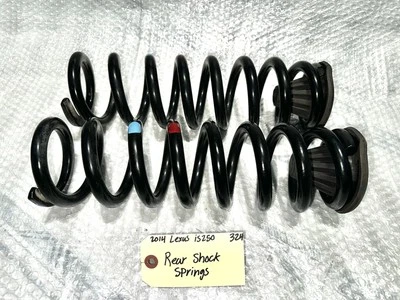 2014-2016 Lexus IS250 IS350 Rear Left & Right Shock Coil Spring Set RWD PO24 - Image 1 of 4
