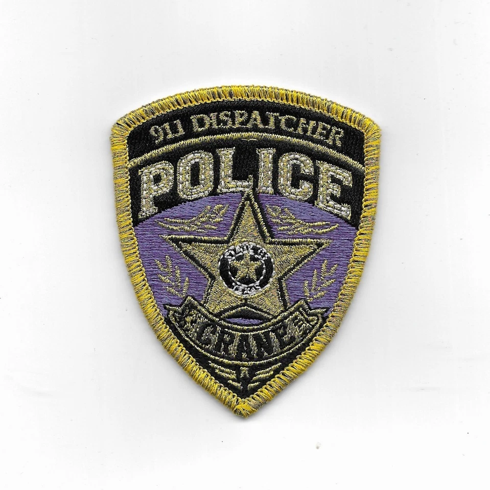 Parche despachador 911 del Departamento de Policía de Texas del Condado de Crane, Crane Foto 1 de 3