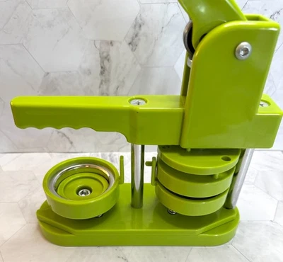 Button Maker Machine 63mm (2.70 in) DIY Button Pin Maker Badge Punch Press EUC - Image 1 of 4