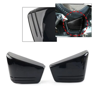 Cubierta lateral de batería de carenado negro brillante para Honda VTX1800 C VTX1800C personalizada 02-08 Foto 1 de 4