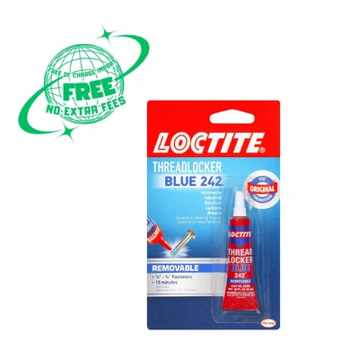 Loctite Threadlocker Blue 242 - Removable Thread Lock Glue for Nuts, Bolts 6 ml