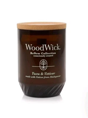 WoodWick ReNew Collection Consciously Created Yuzu & Vetiver, 13 oz Candle - Image 1 of 4