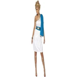 Smiffys Roman Beauty Costume, Blue & White (Size L) - Picture 1 of 1