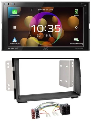 JVC DAB MP3 2DIN Bluetooth USB Autoradio für Kia Venga (YN, ab 2009) - Bild 1 von 4