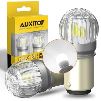 2x 1157 P21/5W LED Freno Trasero Parada Estacionamiento Inverso Señal de Giro Bombillas Blanco Foto 1 de 4