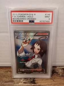 Pokemon Cheren 148/149 B&W Boundaries Crossed Full Art Holo - PSA 9 MINT - Picture 1 of 2