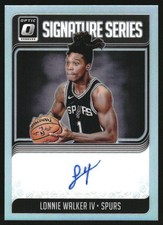 2018-19 Donruss Optic Signature Series Holo #86 Lonnie Walker IV Auto