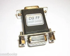 DSub 9-Pin DB9 Female/Female Gender Changer Adapter DB9F/F DE9 FF - Picture 1 of 1
