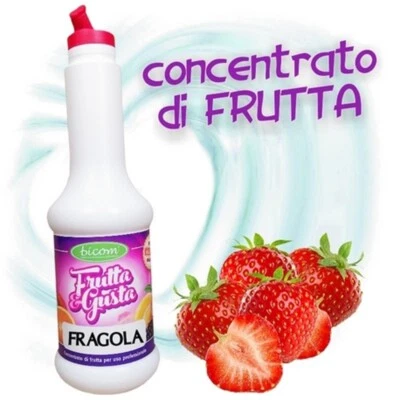 Concentrato Frutta Fragola 1kg vegano bar ristoranti pasticceria gelateria hotel - Immagine 1 di 4