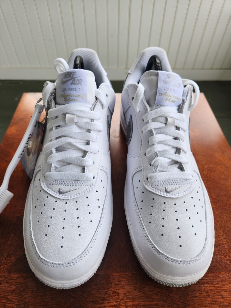 Nike Air Force 1 Low Color of the Month - White Silver for Nike Air Force 1 Low Color of the Month - White Silver for