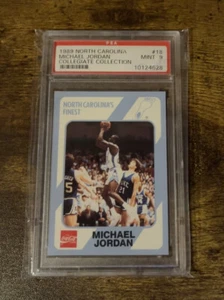 MICHAEL JORDAN COLLEGIATE CARD - PSA 9 Mint- GREAT CARD GREAT PRICE!!! - Picture 1 of 3