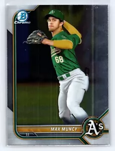 2022 Bowman Chrome Max Muncy #BCP-222 Athletics - Picture 1 of 2
