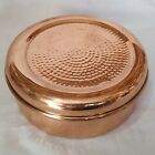 Vintage Copper Kitchen Utensils Handcrafted Spices Boxes With Lid 7 Bowl 1 Spoon