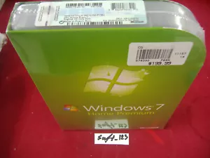 Microsoft Windows 7 Home Premium Full English 32 & 64 Bit DVDs =NEW SEALED BOX= - Picture 1 of 6