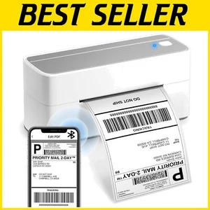 Fast & Efficient Bluetooth Label Printer - Ideal for Shipping and Small Business - Picture 1 of 11