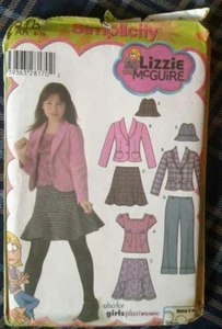 Simplicity Lizzie McGuire Jacket Pant Skirt Top & Hat Pattern 4518 - Picture 1 of 2