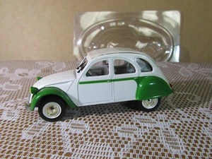 923Y Norev Hachette Citroën 2 CV 6 Dolly 1985 White & Green 1:43 + Blister - Picture 1 of 8