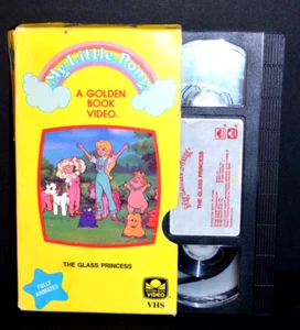 Vintage My Little Pony - The Glass Princess VHS Tape Golden Book Video 1988 - Picture 1 of 4
