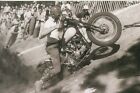 Vintage Biker Photo/HARLEY KNUCLEHEAD HILL CLIMBER/4x6 B&amp;W Reprint