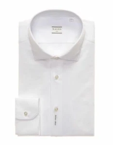 XACUS Active-Shirt - French Neck Shirt Small White Twill - Picture 1 of 5