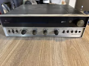 Vintage Scott 342-B Stereomaster Receiver Amplifier PARTS REPAIRS MISSING FUSES - Picture 1 of 20