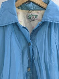 Chaqueta Haband For Her para mujer azul con botones a presión forrada de franela manga larga talla 14 - Imagen 1 de 12