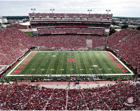 Nebraska Cornhuskers Unsigned Memorial Stadium 11" x 14" Photo - Fanatics Cover