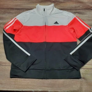 BEAUTIFUL Adidas Youth Girls Size Large 14 Neon Pink Track Jacket - Picture 1 of 5
