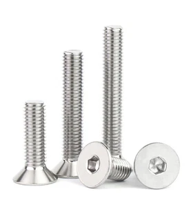 Senkkopfschrauben Senkschrauben Edelstahl A4 V4A M2 M3 M4 M5 M6 M8 M10 ISO 10642 - Picture 1 of 16