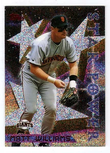 1996 Topps Power Boosters #12 Matt Williams Giants BV$2 Booster Insert - Picture 1 of 1