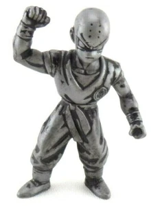 Dragon Ball Z Krillin Burger King 3.5 In Silver Figurine FUN Z Vintage 2000 - Picture 1 of 8