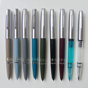 Wing Sung 601 Steel Cap Vacumatic Fountain Pen F Nib 0.5mm Ink Pen Original Box - Picture 1 of 26