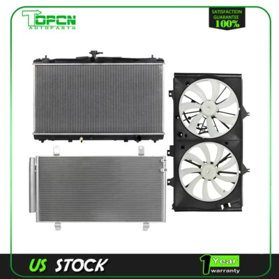 Engine Radiator Condenser Cooling Fan For 2013-2014 2016 2017 Lexus ES350 - Image 1 of 4