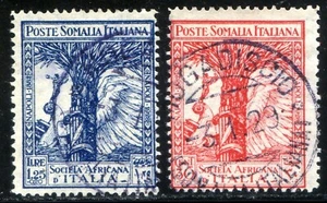 Colonie Italiane Somalia 1928 n. 112 + n. 115 usati (m3222) - Picture 1 of 2