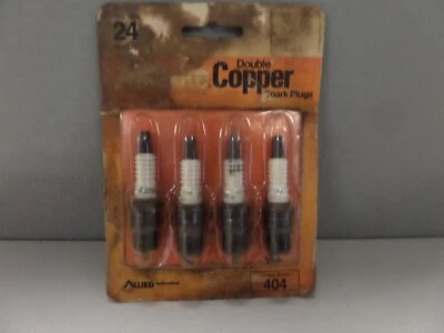 Bujías Autolite 14MM Doble Cobre Cantidad 4 Nuevo de Lote Antiguo Foto 1 de 4