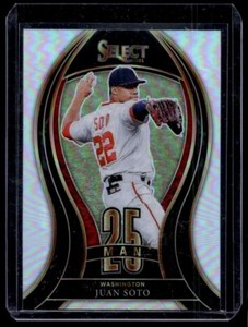 2021 Panini Select 25-Man Silver Juan Soto Washington Nationals #25M-6