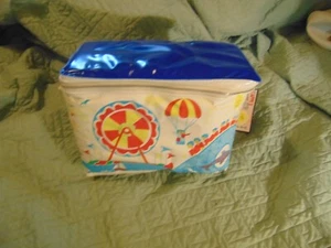 VINTAGE 1970? CIRCUS Picnic Cooler Tote Insulated PICNIC Bag NAPP'S - Picture 1 of 10