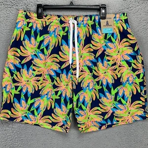 Chubbies The Ocean Flowers Mens Swim Trunks 2XL Multi Lined Board Shorts NEW - Picture 1 of 10