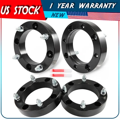 4 Pcs 1.5" 4x156mm M12x1.5 Wheel Spacers 131mm For Polaris RZR 900 Trail EPS - Image 1 of 4