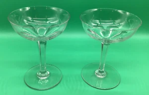 BACCARAT GENOVA Champagne Coupe Sherbet VIDRIO - Juego de 2 - Imagen 1 de 5