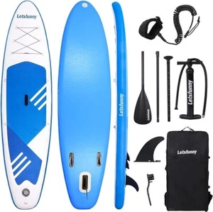 Inflatable Stand Up Paddle Board with Premium SUP Accessories & Carry Bag - Picture 1 of 5