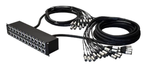 CBI 24 Ear Splitter Rack Mount 5ft/30ft w/ ISO Transformers Microphone Snake - Picture 1 of 3