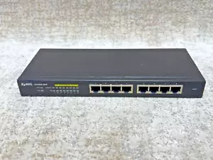 ZyXEL GS1900-8HP switch desktop gestito Web senza ventola 8 porte GbE 70 W PoE+ L2 - Foto 1 di 7