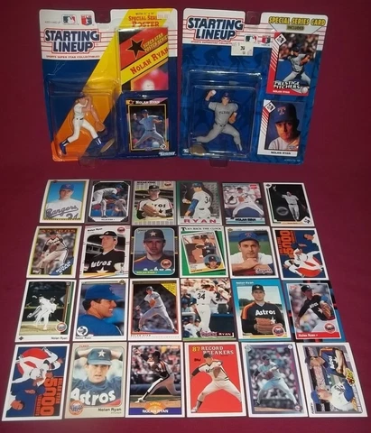 Nolan Ryan Baseball Card Collection Starting Lineup 1992 -93 HOF Investment Lot Cover