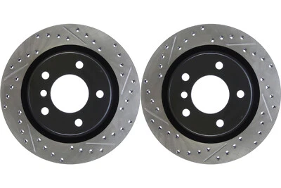 Par de rotores de freno de disco Stoptech trasero para BMW 325i 2006-2011 (42710) Foto 1 de 4