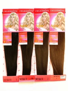 Blended Human Hair Yaki Bulk Straight for Braiding 16-20''(32 Colors) - Picture 1 of 41