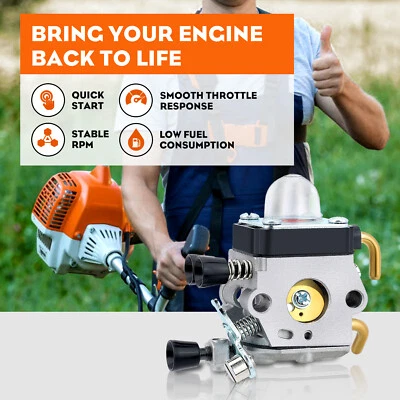 PLAYHOME7 Deal Carburetor For STIHL FS38 FS45 FS46 FS55 FS55R KM55 KM55R FC55 HL45 Trimmer