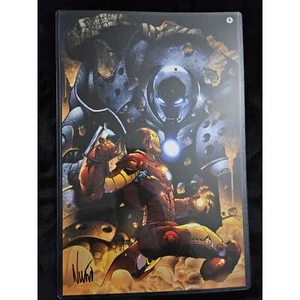 Eddie Nunez - Iron Man vs Iron Monger - 11 x 17 Art Print - Signed w/COA - Picture 1 of 3