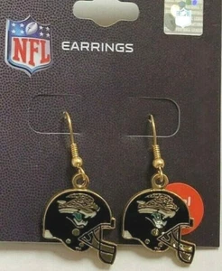 Orecchini squadra NFL Jacksonville Jaguars, nuovi (casco) - Foto 1 di 1
